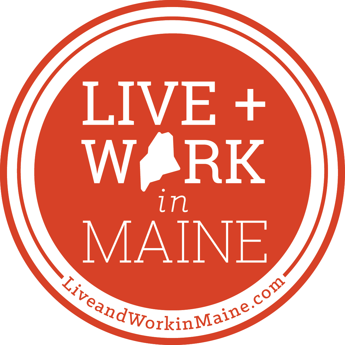 Live Work Maine (1175x1175), Png Download