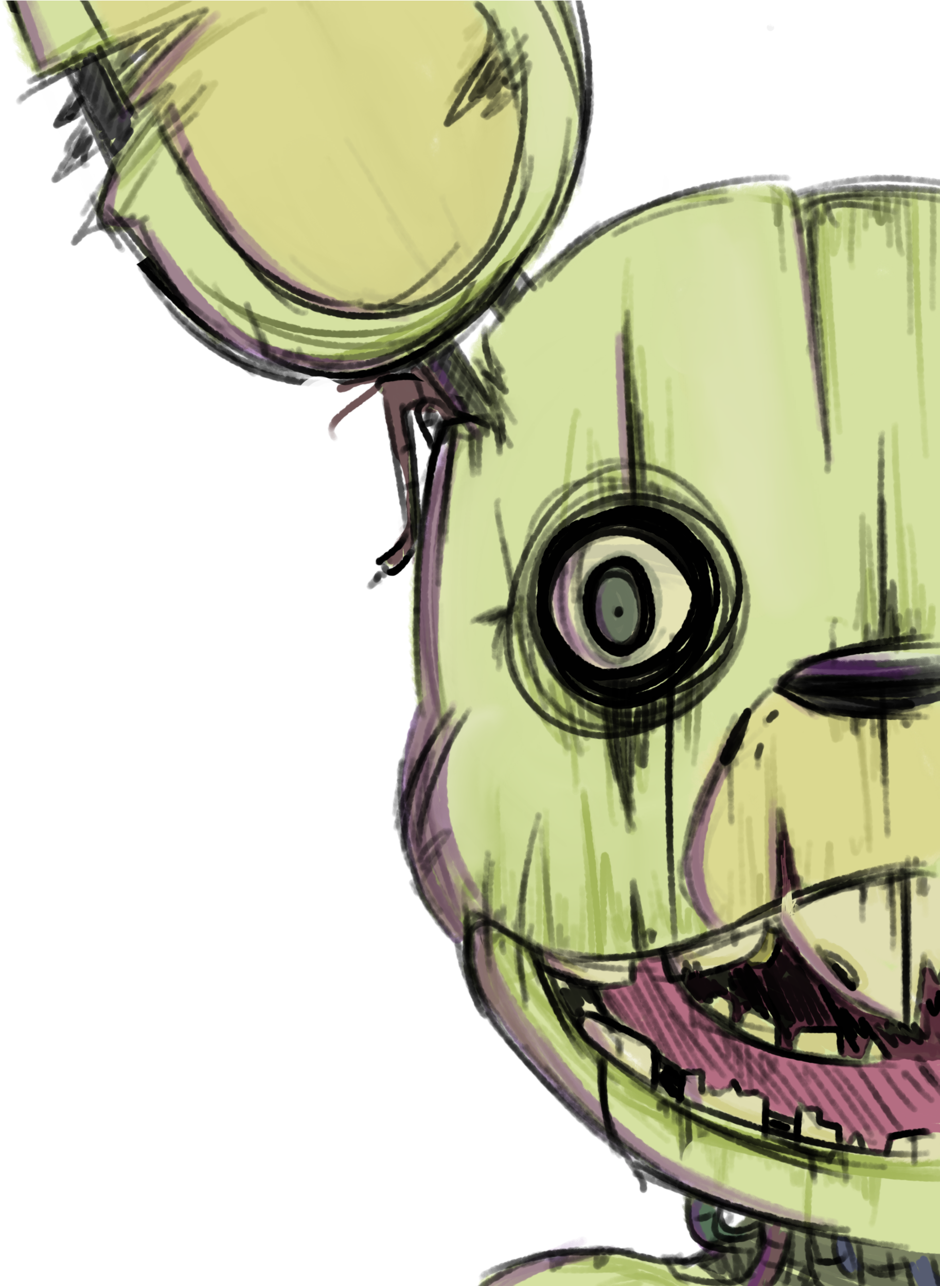 My Name Is Springtrap - Illustration (2000x2500), Png Download