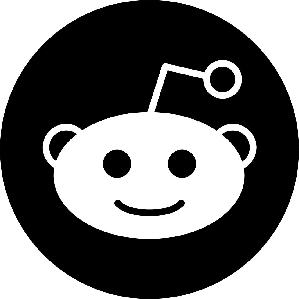 Reddit Social Logo Character - Reddit Icon Png (980x980), Png Download