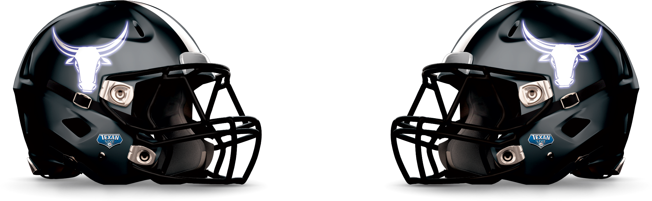 High School Football Helmet (2539x1222), Png Download