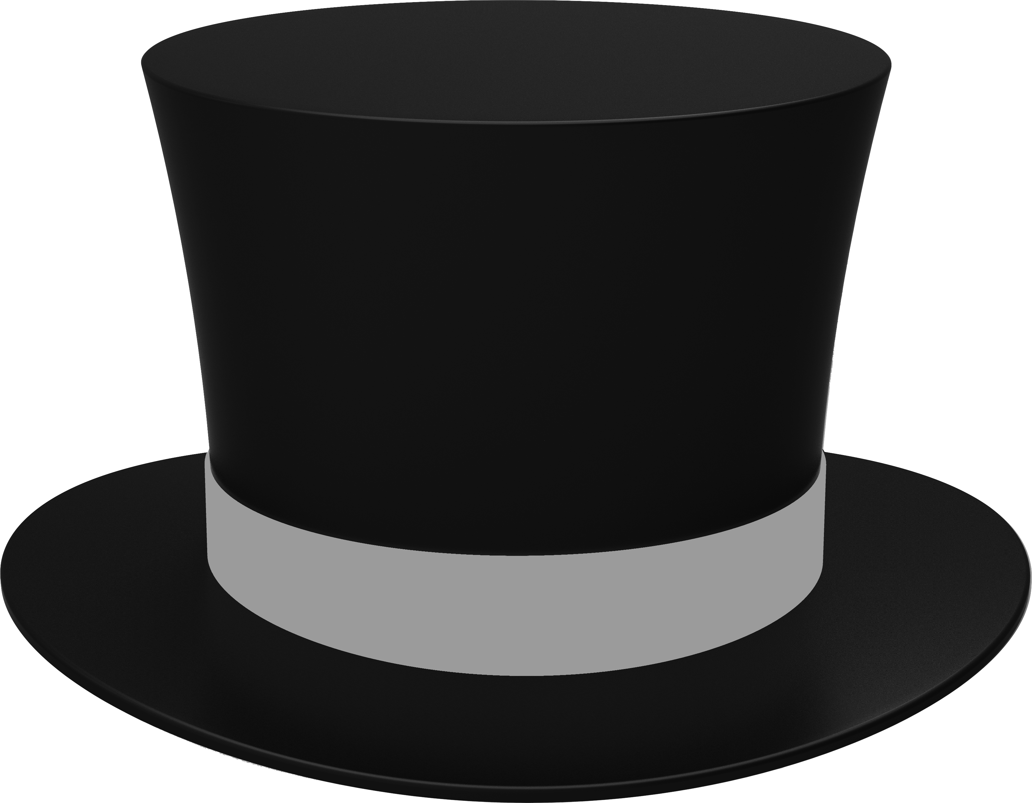 Top Hat Clipart Mlg - Cylinder Hat Png (3422x2661), Png Download
