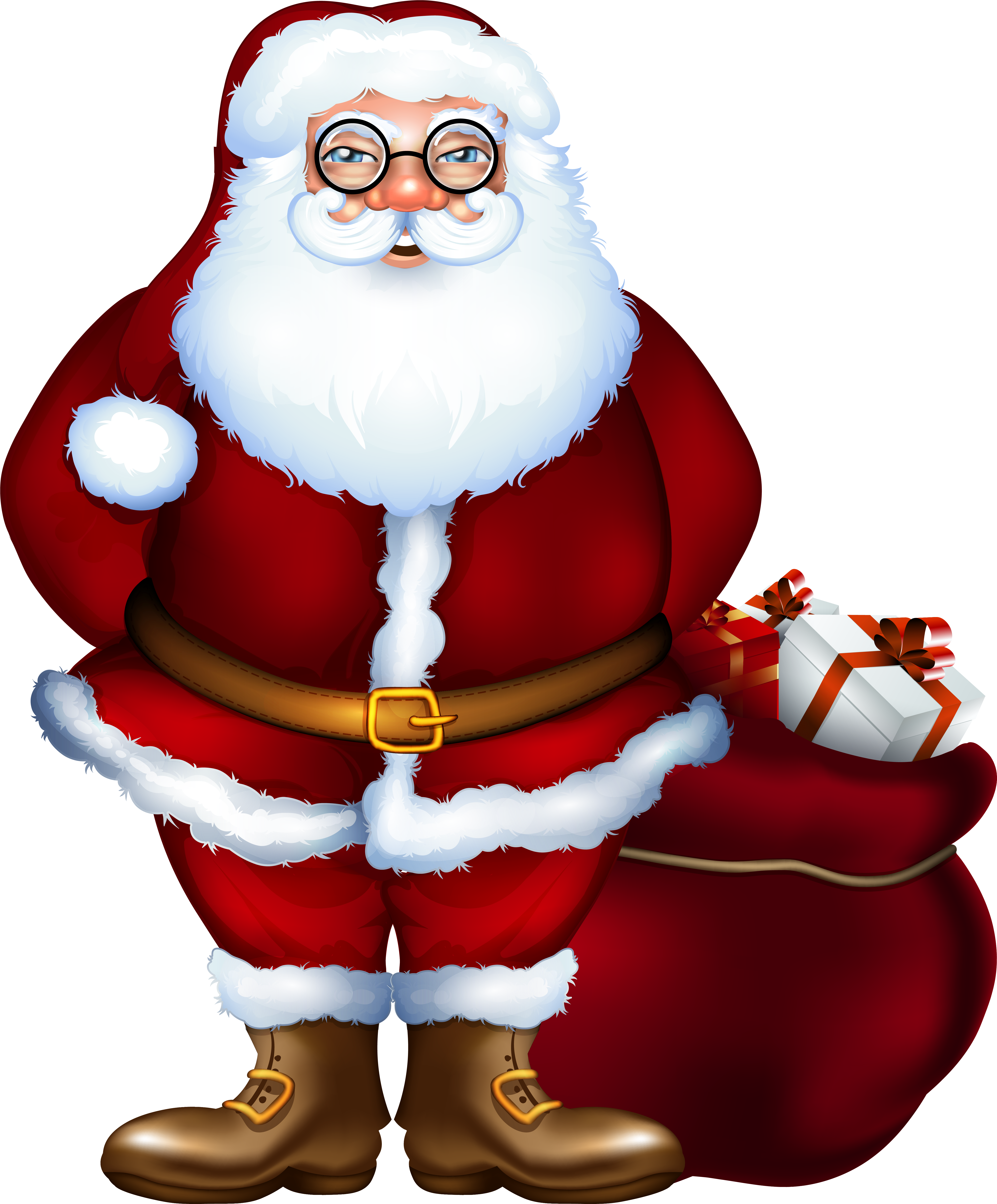 Santa Claus Png Clipart Image - Santa Claus Png Format (5210x6293), Png Download