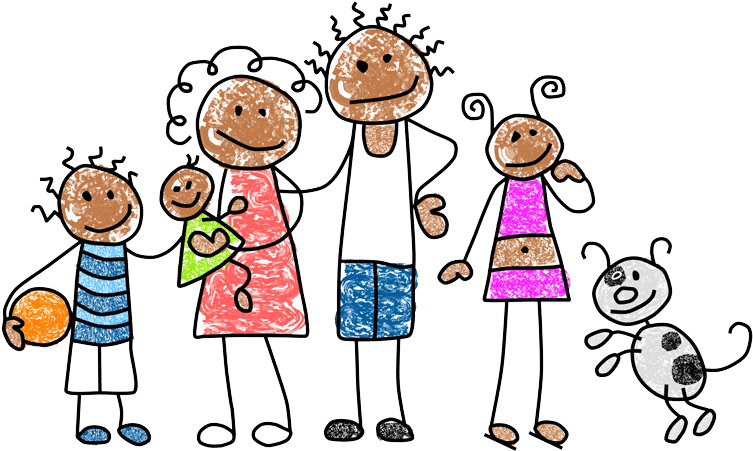Family Clipart - Vocab1 - Family Free Clip Art (800x533), Png Download