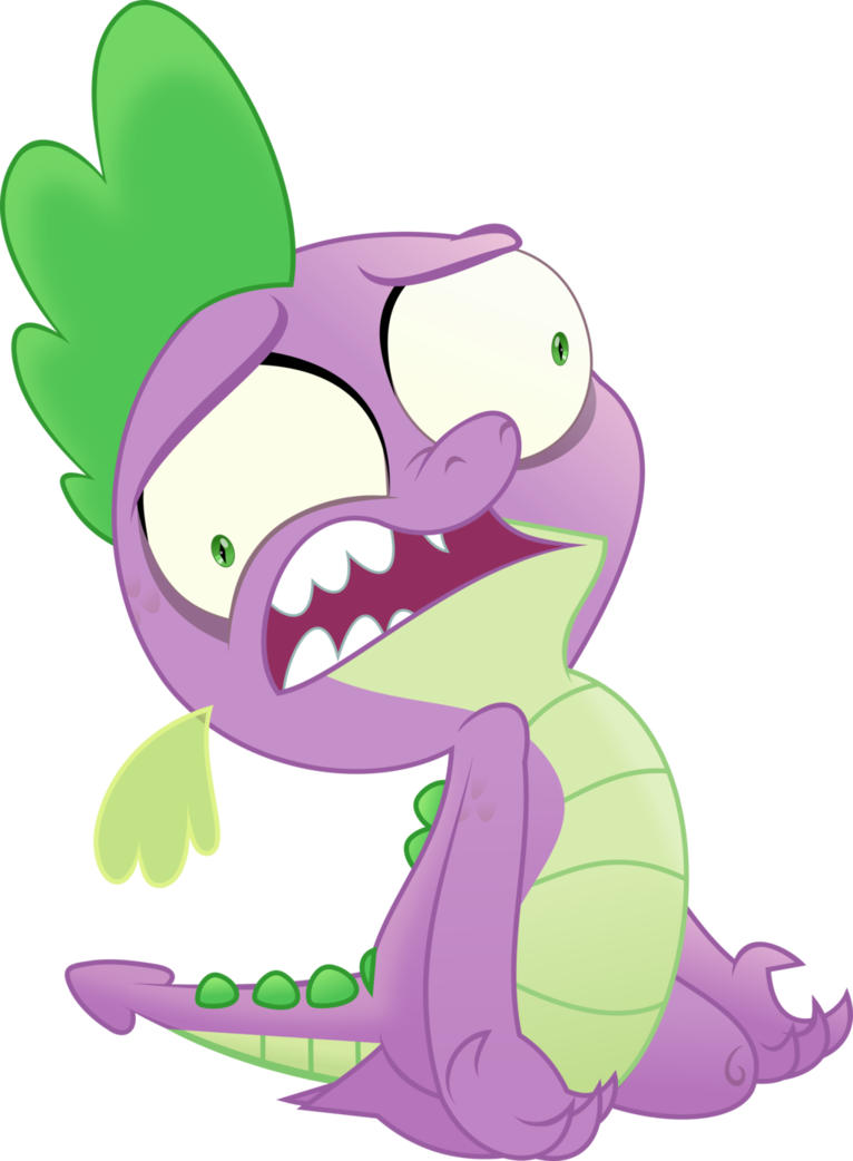 Spike Being Triggered By The Heat - My Little Pony Movie Spike (766x1042), Png Download