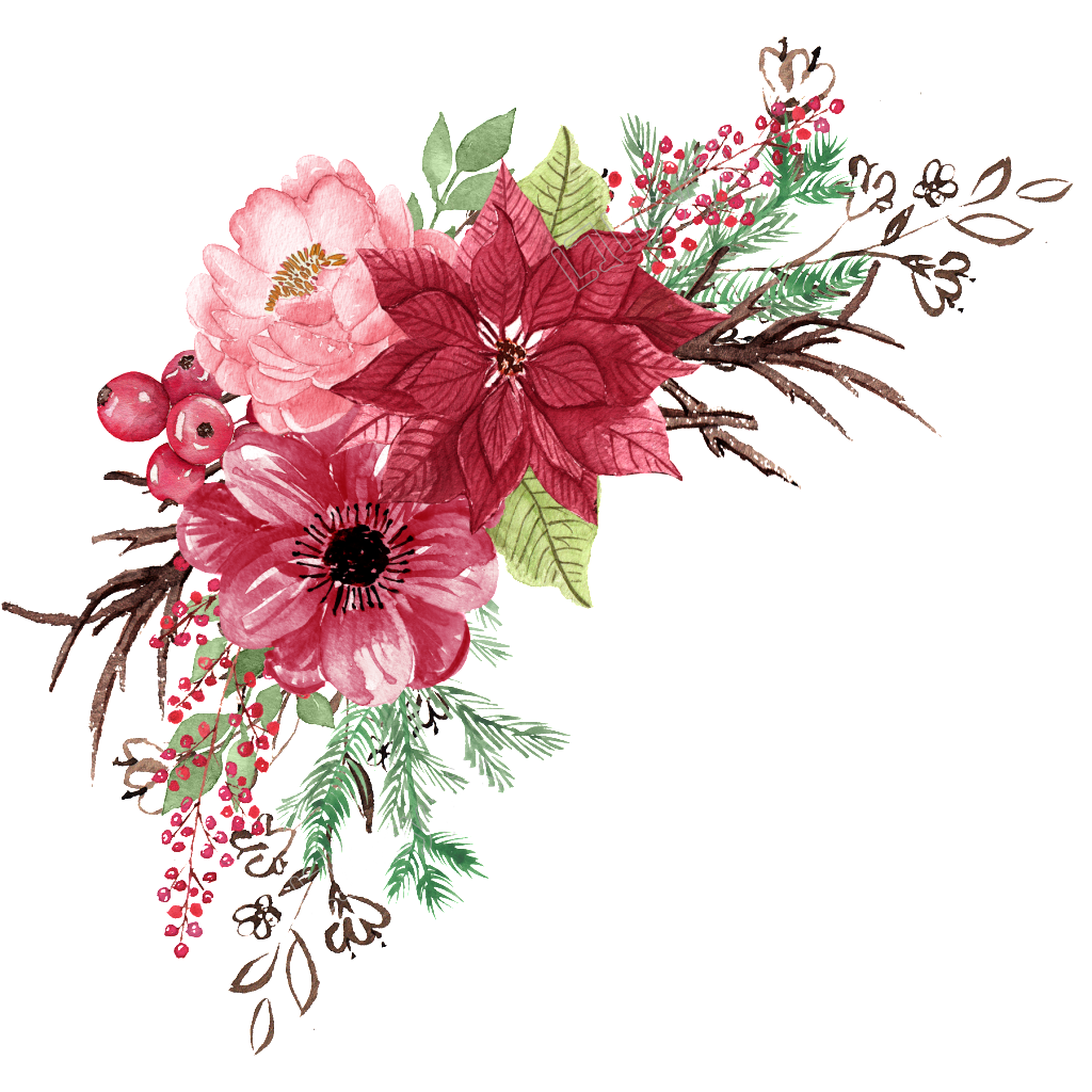 Download Banner Freeuse Library Flowers Free Matting Download - Red ...