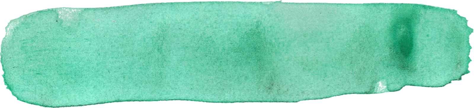 Free Download - Watercolor Brush Stroke Png (1600x367), Png Download