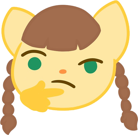 Nyami Thonk From The Top Clack Discord Please - Sticker (550x550), Png Download