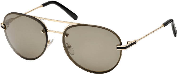 Montblanc Streamlined Sunglasses - 118793 Montblanc (750x750), Png Download