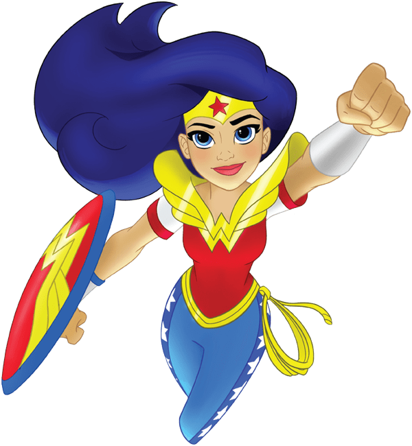 Wonder Woman Clipart - Dc Super Hero Girls: Finals Crisis [book] (598x648), Png Download
