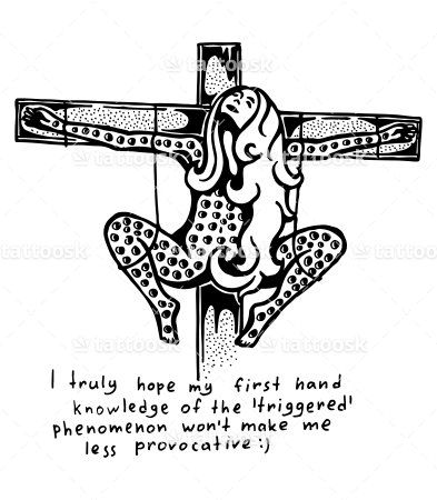 Triggered ❥❥❥ Https (393x450), Png Download