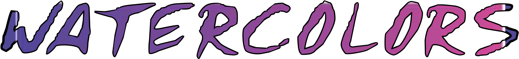 Watercolors Logo Png Transparent - Calligraphy (2400x2400), Png Download