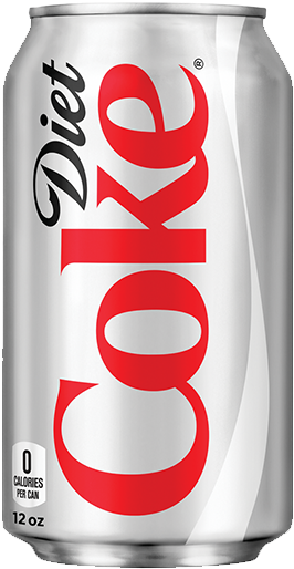 Diet Coke Logo Png - Diet Coca Cola Png (300x516), Png Download