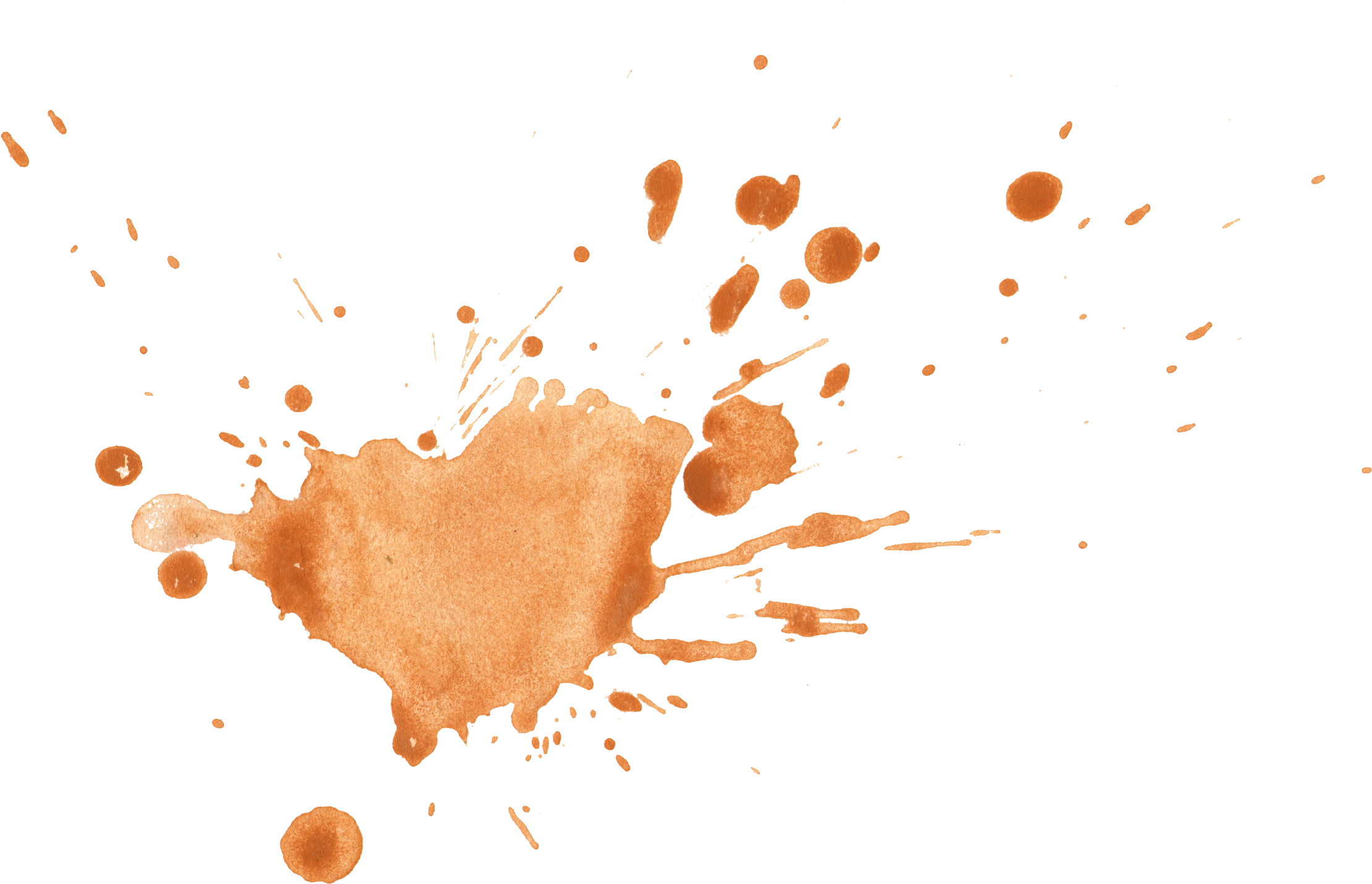 Download Free Download - Brown Watercolor Splash Png PNG Image with No  Background 