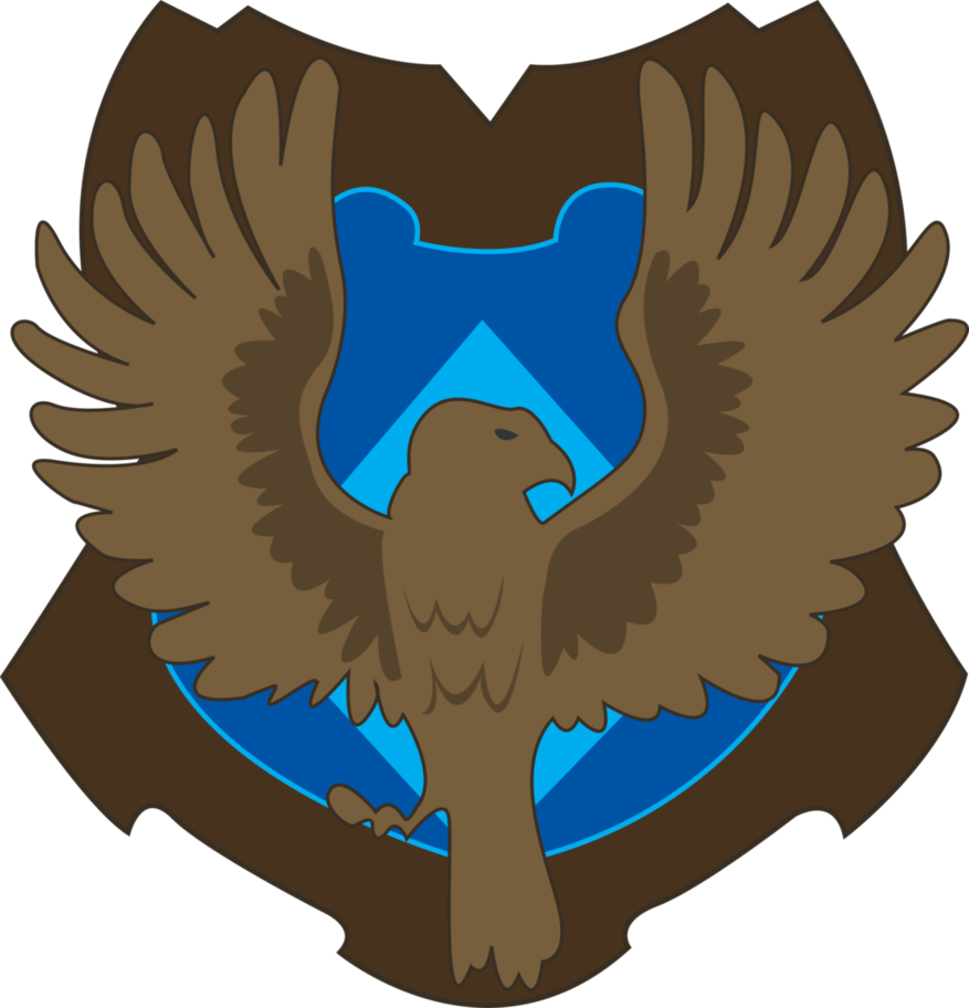 Clip Art Freeuse Stock Crest By Jendrawsit On Deviantart - Ravenclaw Eagle Vector (877x912), Png Download