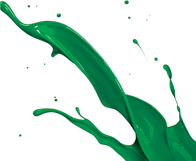 Pics Of Green Paint - Green Paint Splash Png (679x579), Png Download