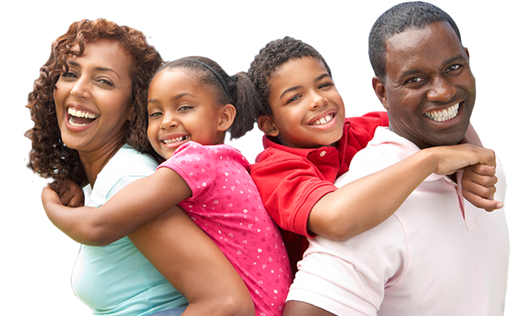 Published November 17, 2017 At - African American Family Png (742x465), Png Download