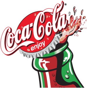 Coca Cola Enjoy Bottle - Logotipo De La Coca Cola (400x400), Png Download