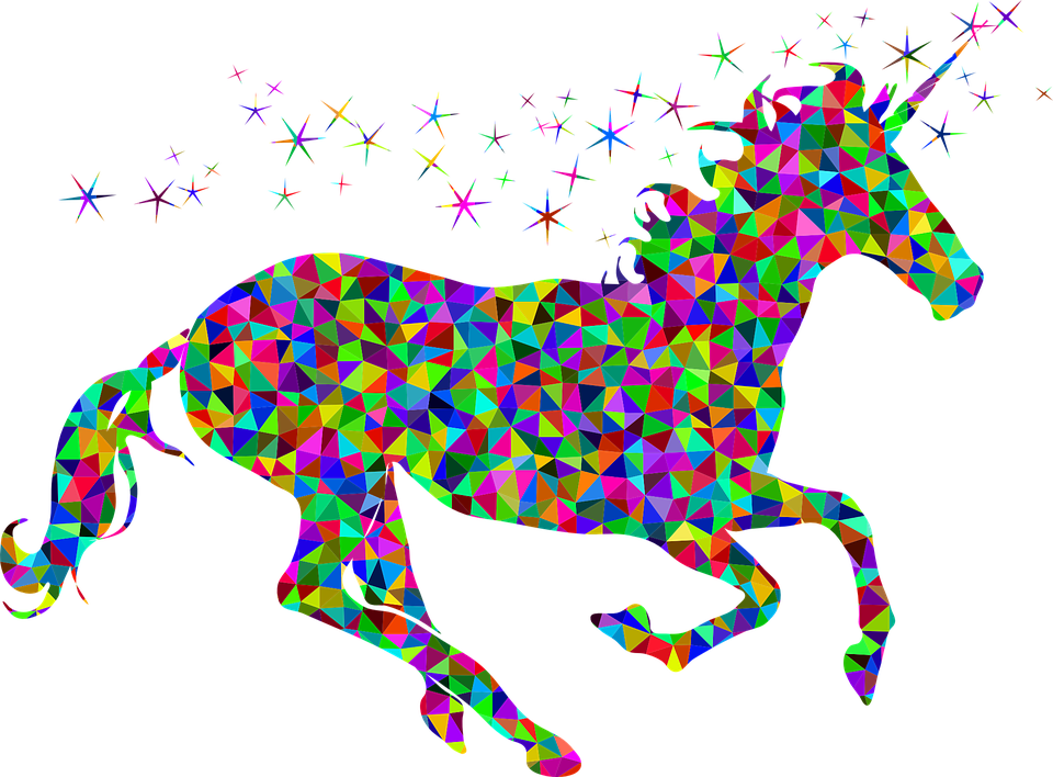 Free Icons Png - Unicorn Transparent Background (960x708), Png Download