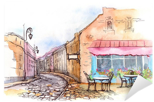 Cafe Wall Mural • Pixers® • We Live To Change - Cafe (400x400), Png Download
