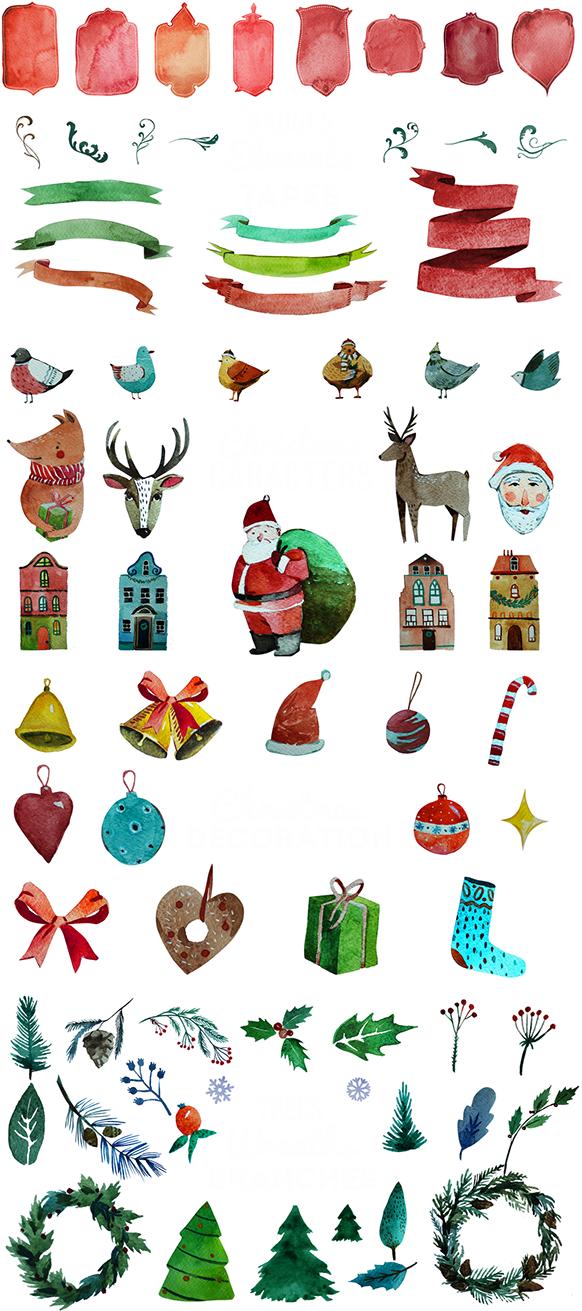 14 Ready Badges - Watercolor Painting (600x1328), Png Download