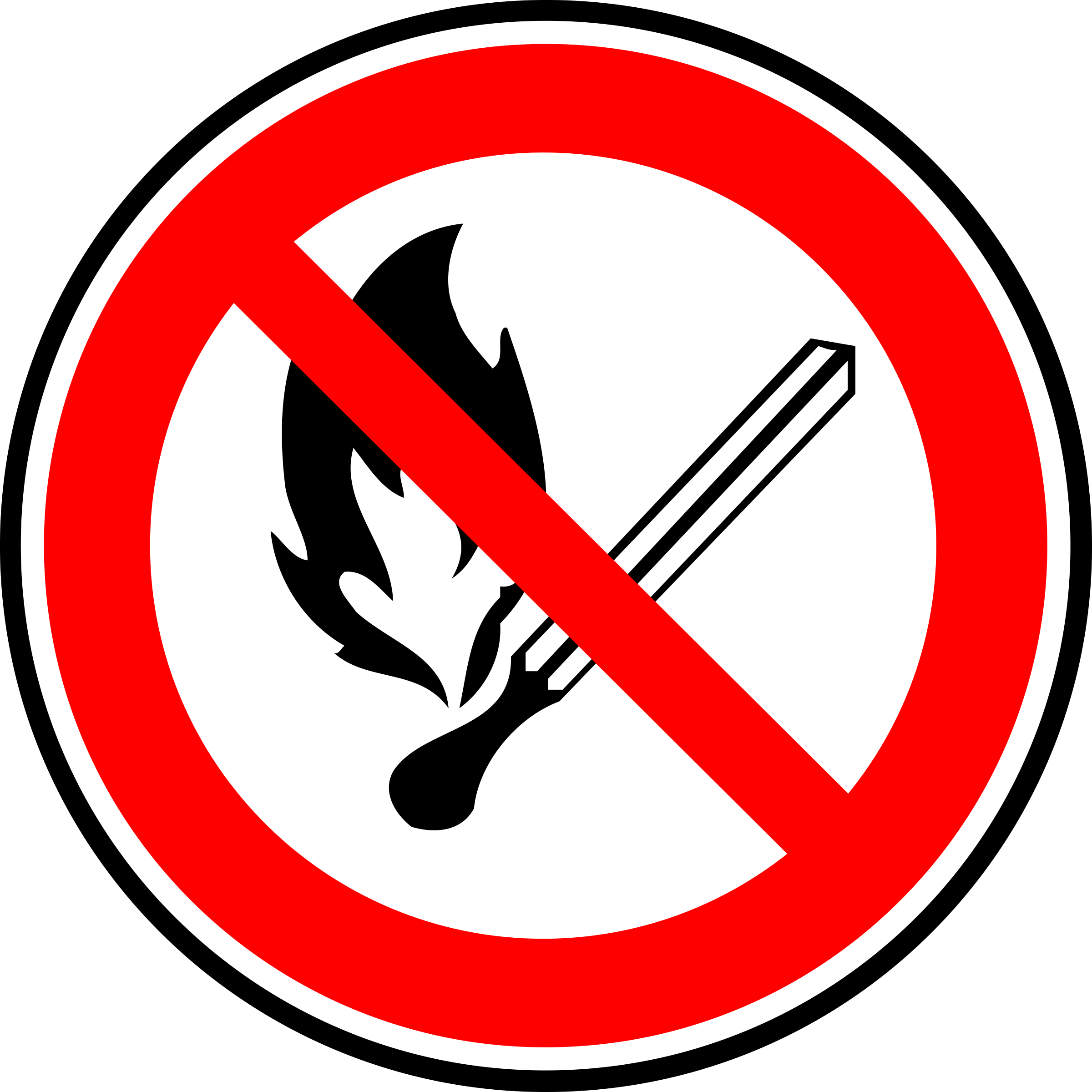 Sign, Phone, Stop, Symbol, Cell, Fire, Safety, Cartoon - Do Not Play With Fire (640x640), Png Download