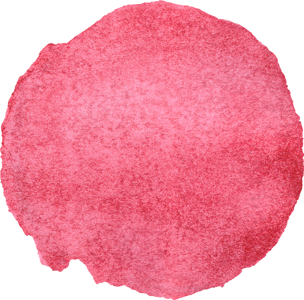 Free Download - Red Circle Watercolor Transparent (612x604), Png Download