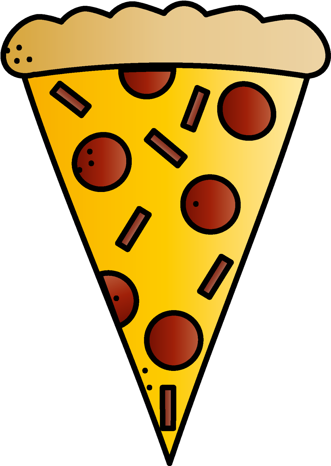 Jen S Kinder Kids Just Breathe Hold - Clipart Triangle Pizza (1129x1600), Png Download