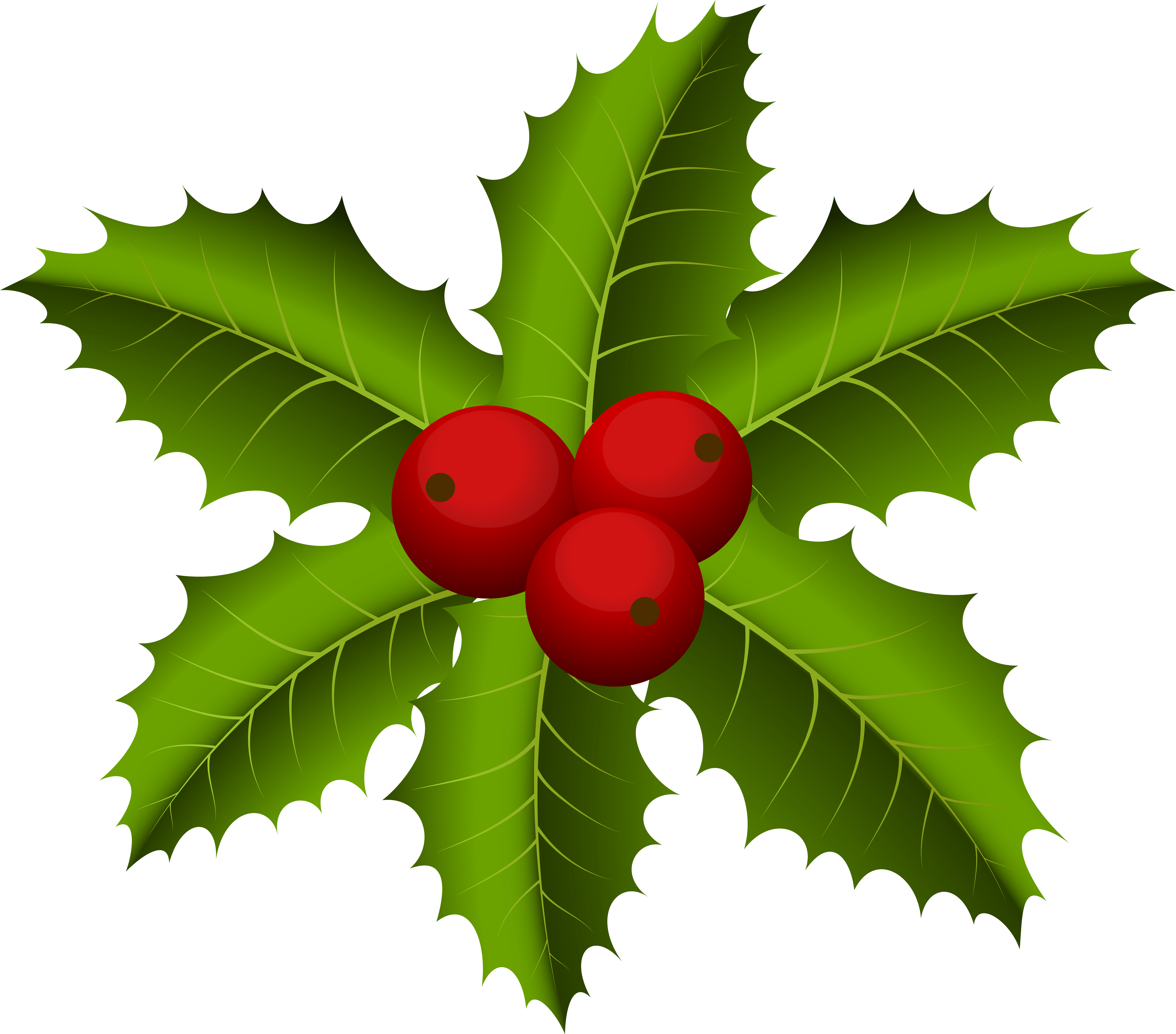 Christmas Mistletoe Png Clip Art Gallery Yopriceville (8000x7027), Png Download