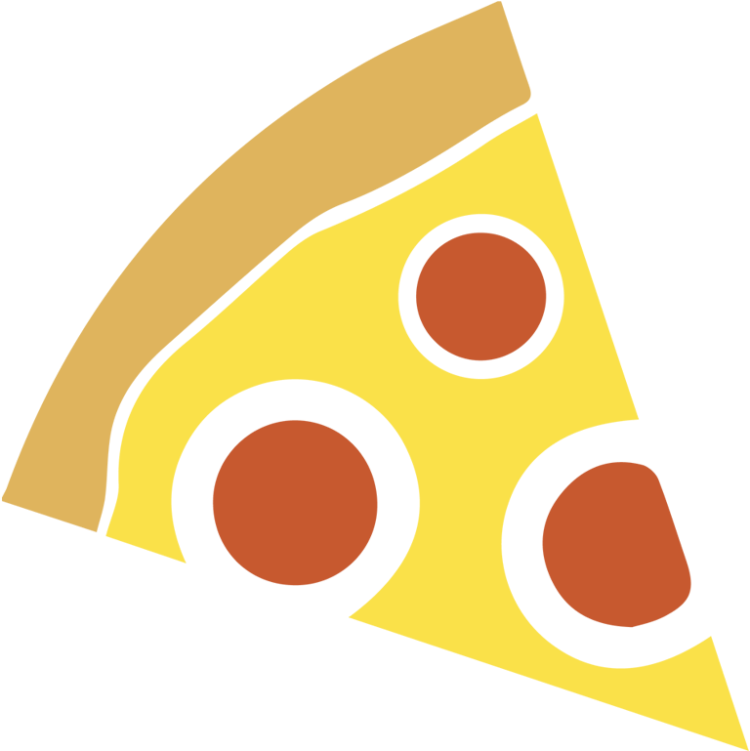 Pizza Slice Vector Icon - Pizza Slice Vector Png (1000x750), Png Download