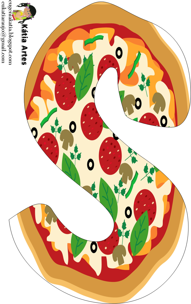 Gifs De Abecedarios Y Letras - Letras Pizzeria (681x1092), Png Download