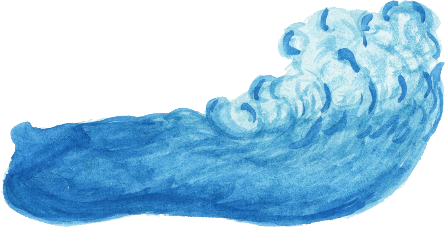 Wave Png Transparent - Water Color Water Png (1534x787), Png Download