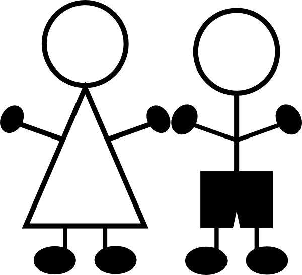 Download Stick Figures Girl And Boy Clip Art At Clker Stick Figure Boy Clipart Png Image With No Background Pngkey Com
