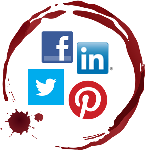 Wine Biz Social Media Logo What Do The New Guidelines - Cheese And Wine Bridal Shower Invite (563x510), Png Download