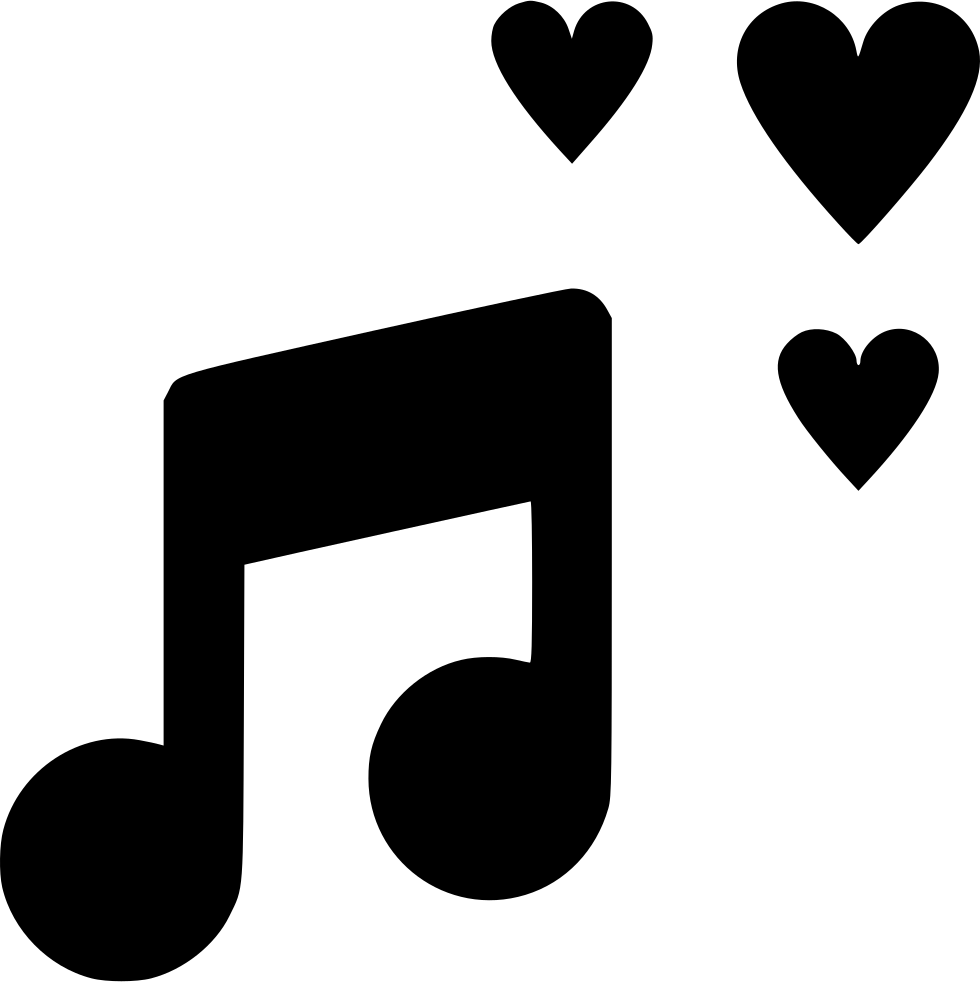 Love Music Svg Png Icon Free Download - Icon Love Music Png (980x982), Png Download