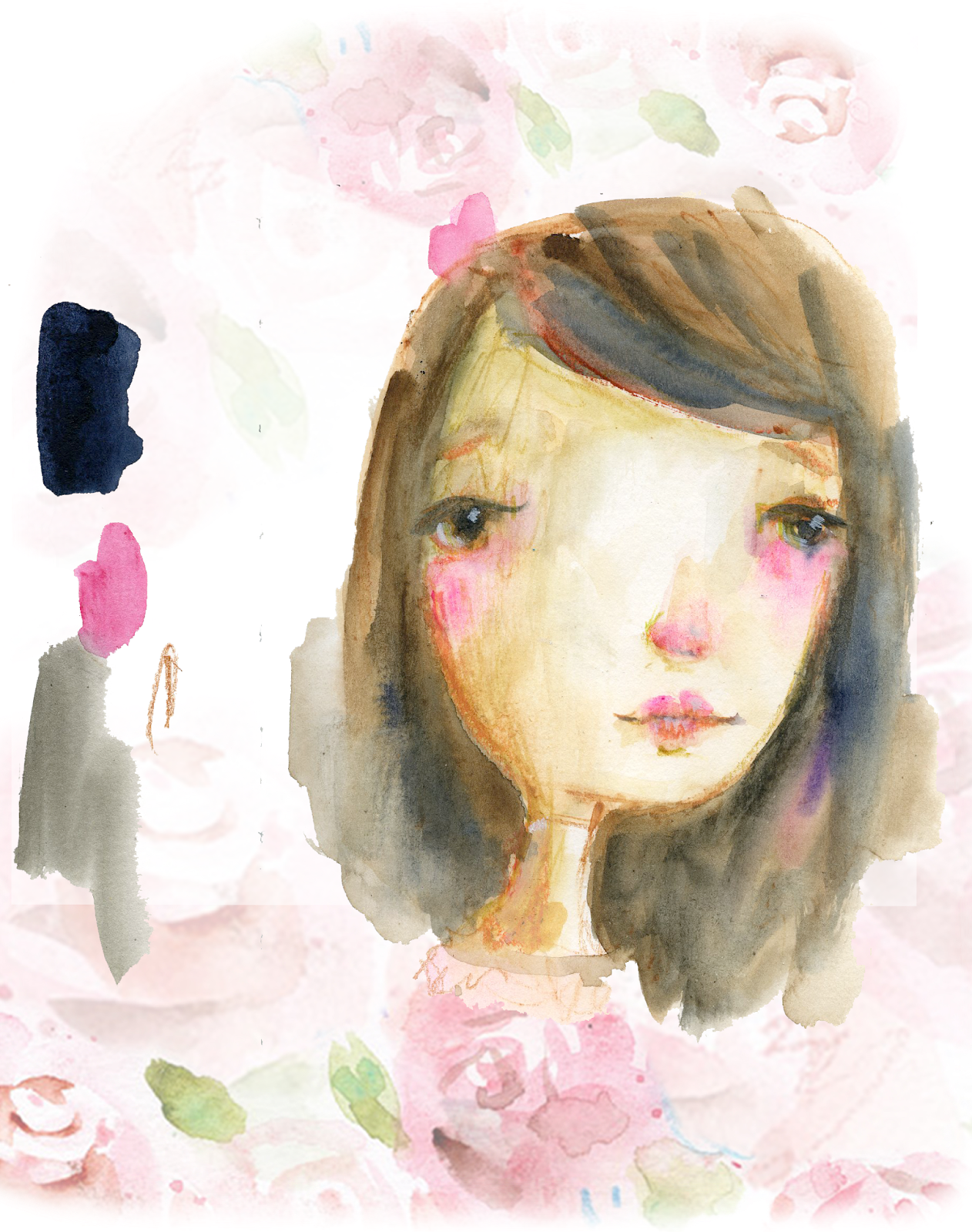 We Will Be Working Quickly With Water Soluble Materials - Watercolor Paint (1262x1600), Png Download