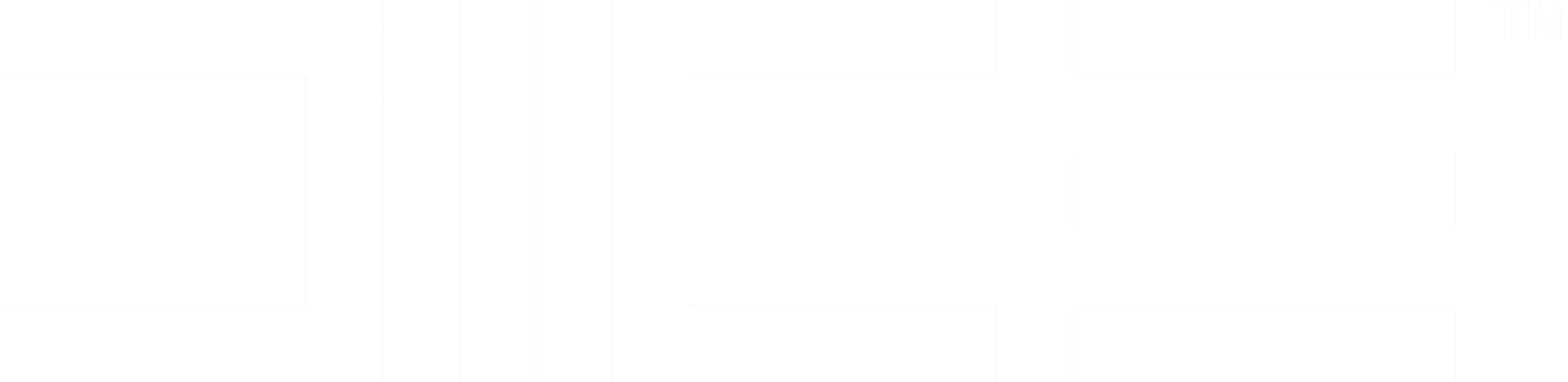 Logo Png White - Monochrome (2000x488), Png Download