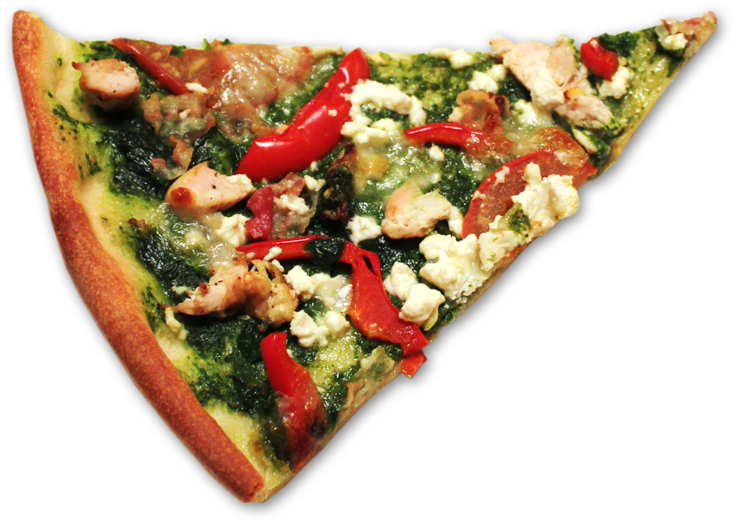 Veg Pizza Slice Png (1052x753), Png Download
