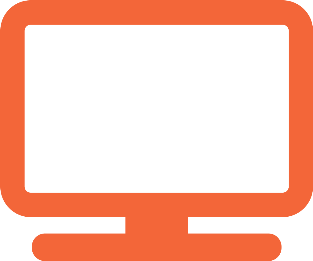 Computer-icon - Computer Icon Png Orange (1191x1191), Png Download