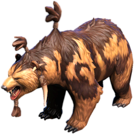 Lone Druid Bear (550x550), Png Download