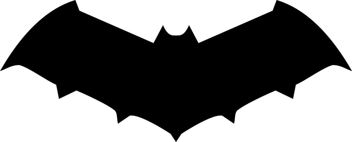 1989 Also - Christian Bale Bat Symbol (1200x485), Png Download