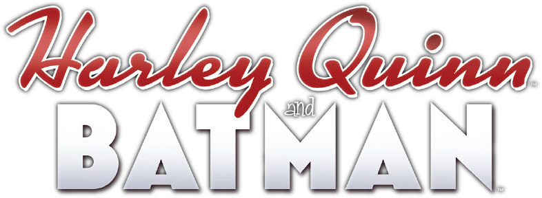 Harley Quinn And Batman Logo - Graphics (786x288), Png Download