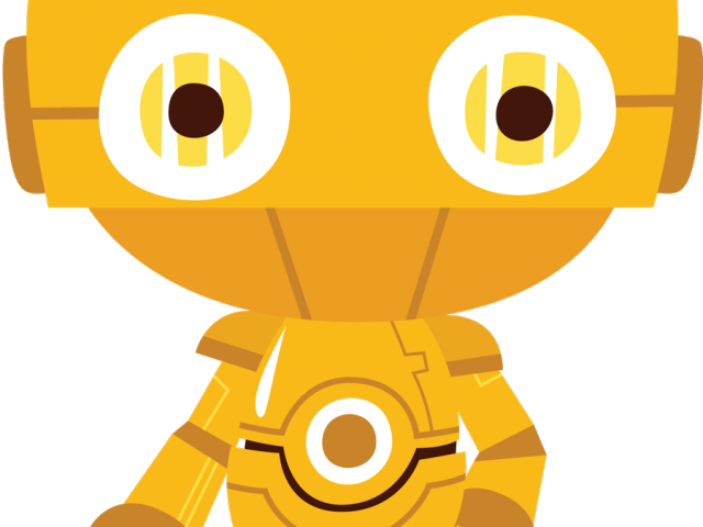 Star Wars Clipart Orange Robot - Star Wars Clipart Png (640x480), Png Download