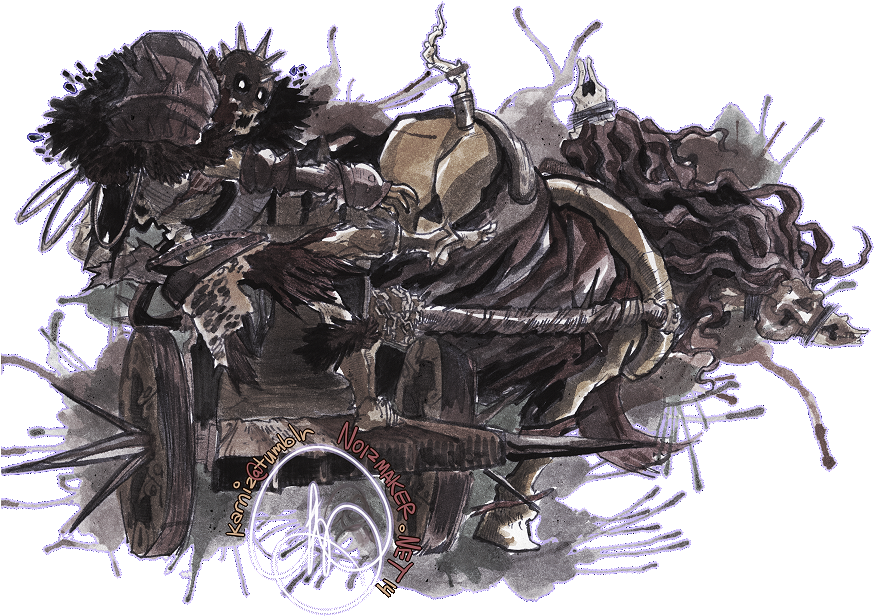 Executioner Drawing Png Transparent - Dark Souls 2 Duke's Dear Freja Art (900x693), Png Download