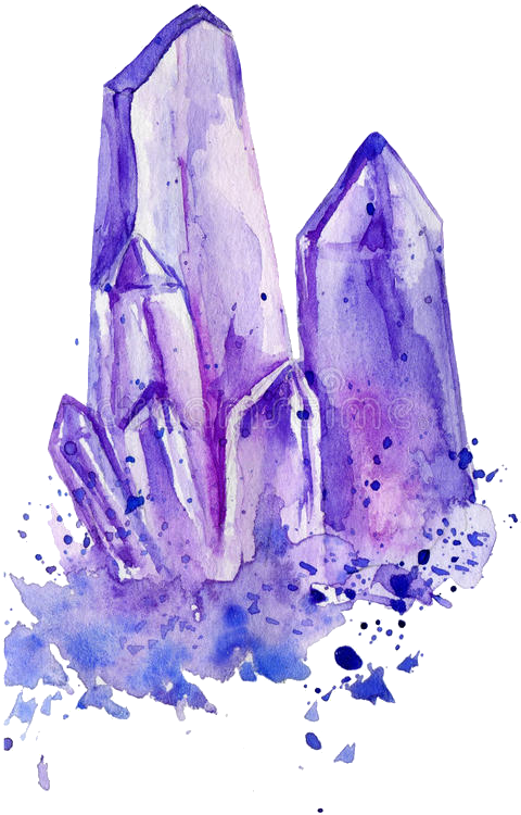 Image Transparent Stock Image Purple Amethyst Cluster - Amethyst Illustration (800x800), Png Download