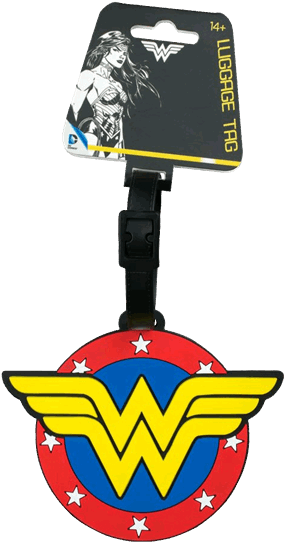 Wonder Woman - Logo Luggage Tag (600x600), Png Download