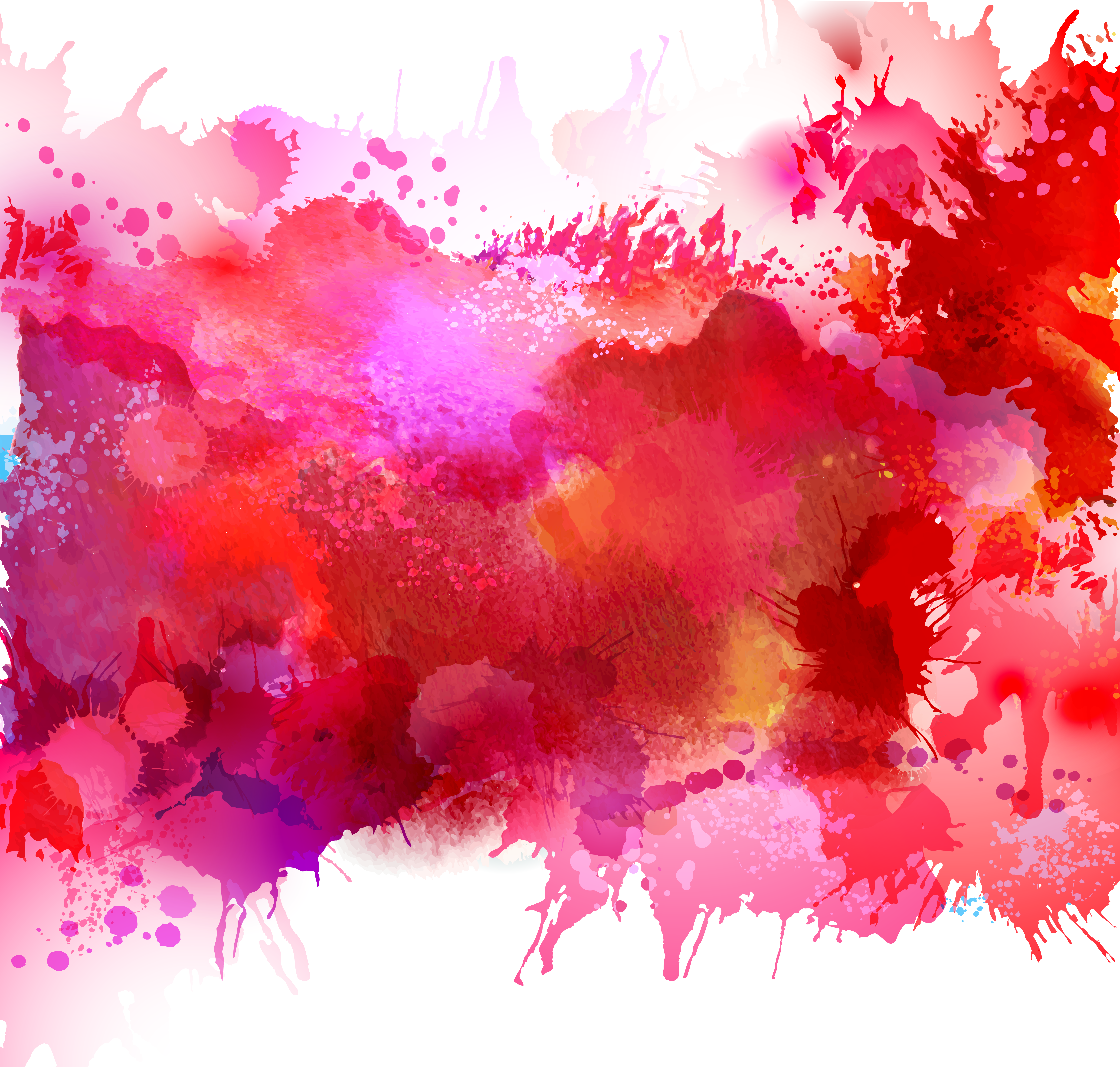 Watercolor Painting Illustration - Paint Background In Picsart (7062x6729), Png Download