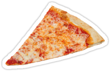Tumblr Transparent Stickers - Meme Comic Pizza (375x360), Png Download