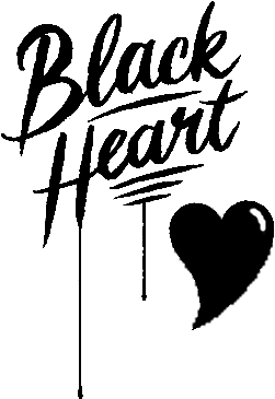 Black Heart Logo - Stooshe / Black Heart (500x500), Png Download