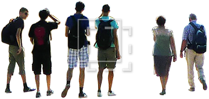 A Small Group Of People - Group People Png (450x450), Png Download