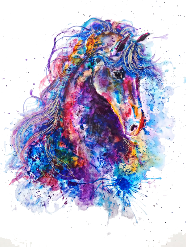 Work Of Art Drawing Watercolor Painting Illustrator - Watercolor Drawing (603x800), Png Download